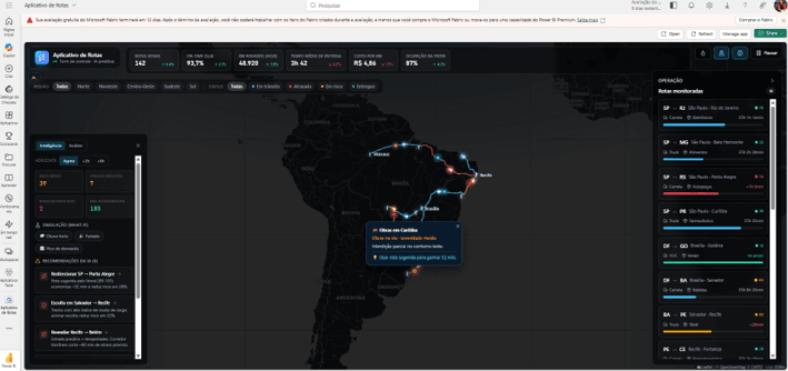 Goodbye Traditional Dashboards: Discover Microsoft Fabric Apps Through an Intelligent Logistics Control Tower